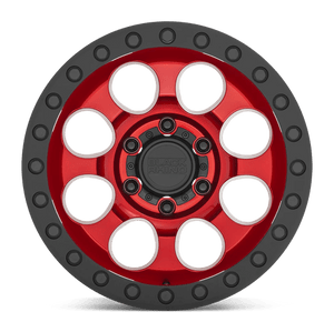 Black Rhino RIOT Candy Red W/ Black Ring & Bolt 17x9 +12 6x135mm 87.1mm - Wheelwiz