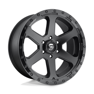 Fuel Offroad D589 RIPPER Matte Black Gloss Black Lip 20x10 -18 6x139.7mm 108mm - WheelWiz