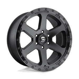 Fuel Offroad D589 RIPPER Matte Black Gloss Black Lip 20x10 -18 6x139.7mm 108mm - WheelWiz