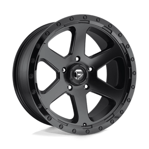 Fuel Offroad D589 RIPPER Matte Black Gloss Black Lip 20x9 +01 6x139.7mm 108mm - WheelWiz