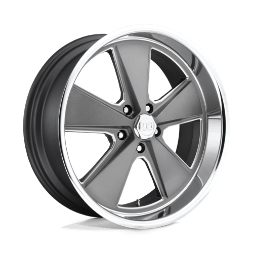 US MAG U120 ROADSTER Matte Gun Metal Machined 18x9.5 +1 5x120.65mm 72.6mm - Wheelwiz