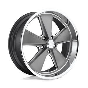US MAG U120 ROADSTER Matte Gun Metal Machined 18x9.5 +1 5x120.65mm 72.6mm - Wheelwiz