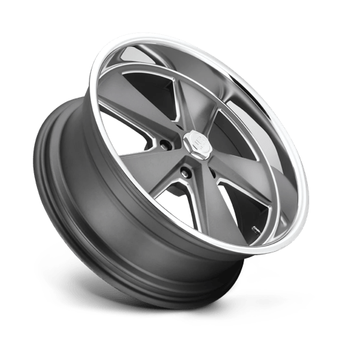 US MAG U120 ROADSTER Matte Gun Metal Machined 18x8 +1 5x114.3mm 72.6mm - Wheelwiz