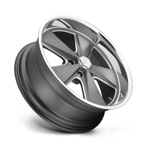 US MAG U120 ROADSTER Matte Gun Metal Machined 18x9.5 +1 5x120.65mm 72.6mm - Wheelwiz