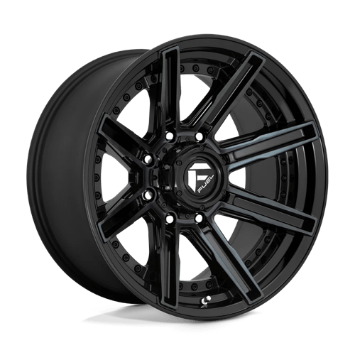 Fuel Offroad D708 ROGUE Gloss Mach Double Dark Tint 20x10 -18 8x165.1mm 125.1mm - Wheelwiz