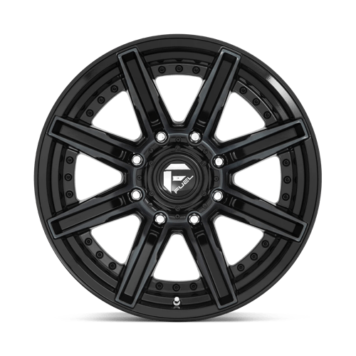 Fuel Offroad D708 ROGUE Gloss Mach Double Dark Tint 20x10 -18 8x165.1mm 125.1mm - Wheelwiz
