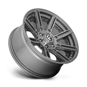 Fuel Offroad D710 ROGUE PLATINUM Brushed Gun Metal Tinted Clear 20x9 +1 6x135mm 87.1mm - Wheelwiz