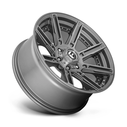 Fuel Offroad D710 ROGUE PLATINUM Brushed Gun Metal Tinted Clear 20x9 +1 5x127mm 71.5mm - Wheelwiz