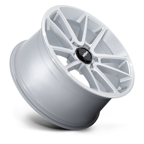 Rotiform R192 BTL Gloss Silver W/ Machined Face 21x10.5 +38 5x112mm 66.6mm - Wheelwiz