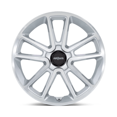 Rotiform R192 BTL Gloss Silver W/ Machined Face 21x10.5 +38 5x112mm 66.6mm - Wheelwiz