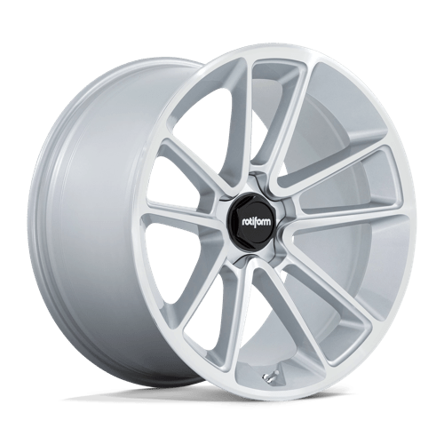 Rotiform R192 BTL Gloss Silver W/ Machined Face 21x11 +28 5x112mm 66.6mm - Wheelwiz