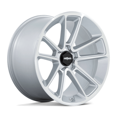 Rotiform R192 BTL Gloss Silver W/ Machined Face 19x8.5 +45 5x112mm 66.6mm - Wheelwiz