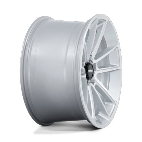 Rotiform R192 BTL Gloss Silver W/ Machined Face 22x10 +35 5x112mm 66.6mm