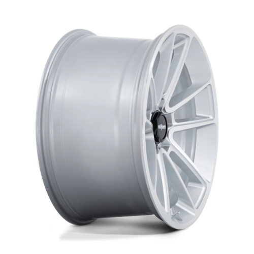 Rotiform R192 BTL Gloss Silver W/ Machined Face 22x12 +15 5x120mm 74.1mm - Wheelwiz