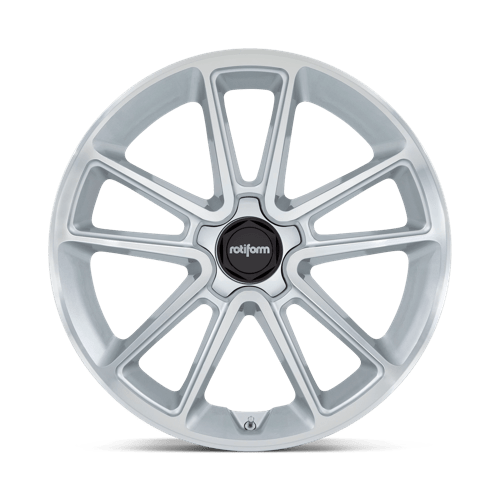 Rotiform R192 BTL Gloss Silver W/ Machined Face 22x10 +35 5x112mm 66.6mm - Wheelwiz