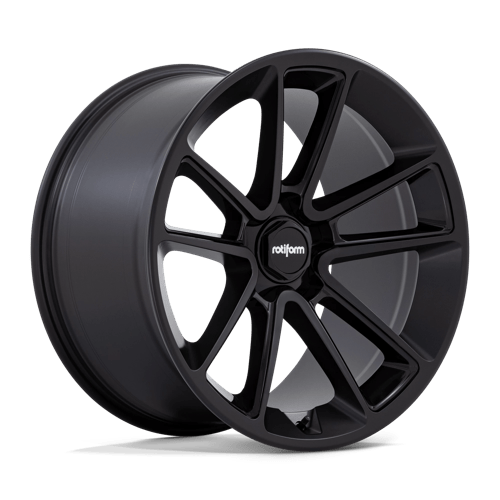 Rotiform R194 BTL Matte Black W/ Black Cap 22x12 +15 5x120mm 74.1mm - Wheelwiz