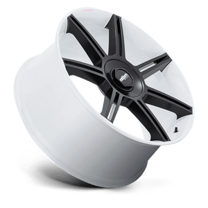 Rotiform FRA Gloss White W/ M-black Spokes 22x10 +56 5x130mm 71.5mm - Wheelwiz
