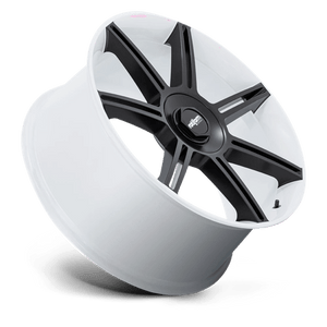 Rotiform FRA Gloss White W/ M-black Spokes 22x12 +60 5x130mm 71.5mm