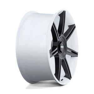 Rotiform FRA Gloss White W/ M-black Spokes 22x10 +56 5x130mm 71.5mm