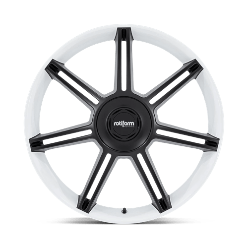 Rotiform FRA Gloss White W/ M-black Spokes 22x12 +60 5x130mm 71.5mm - Wheelwiz