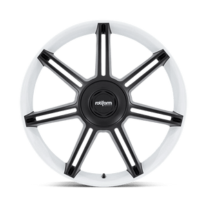 Rotiform FRA Gloss White W/ M-black Spokes 22x12 +60 5x130mm 71.5mm - Wheelwiz