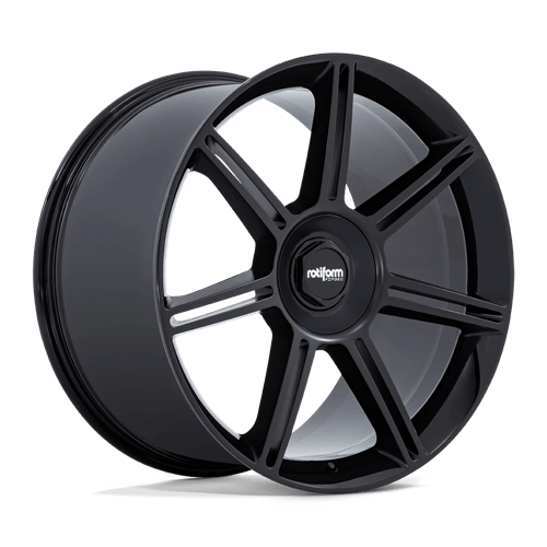 Rotiform FRA Gloss Black W/ M-black Spokes 22x10 +56 5x130mm 71.5mm