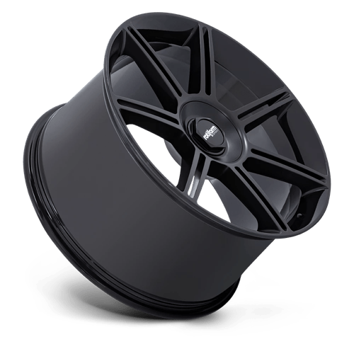 Rotiform FRA Gloss Black W/ M-black Spokes 22x10 +56 5x130mm 71.5mm