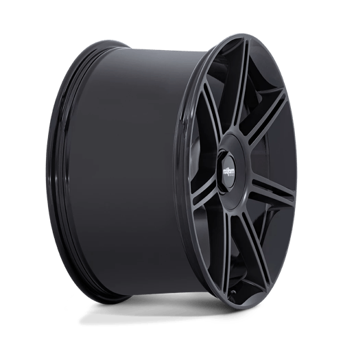 Rotiform FRA Gloss Black W/ M-black Spokes 22x10 +56 5x130mm 71.5mm - Wheelwiz