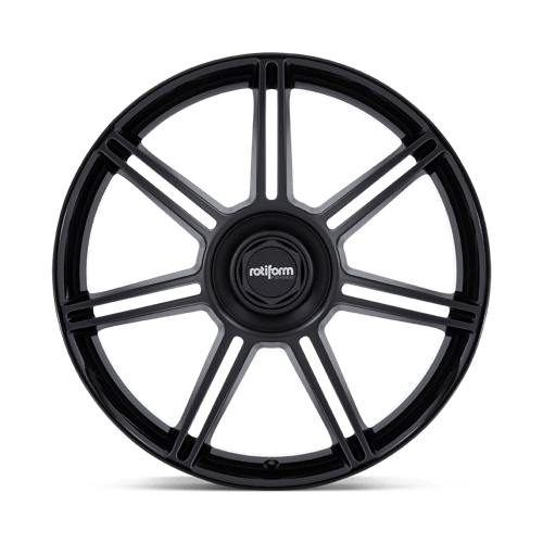 Rotiform FRA Gloss Black W/ M-black Spokes 22x10 +56 5x130mm 71.5mm