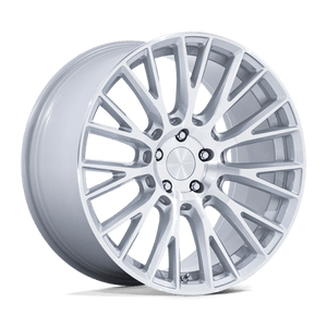 Rotiform RC201 LSE Gloss Silver W/ Machined Face 19x8.5 +25 5x112mm 66.6mm