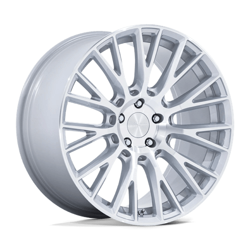 Rotiform RC201 LSE Gloss Silver W/ Machined Face 19x10 +40 5x112mm 66.6mm