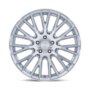 Rotiform RC201 LSE Gloss Silver W/ Machined Face 20x8.5 +40 5x112mm 66.6mm