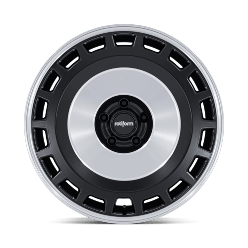 Rotiform RC213 ZBF Matte Black W/ Machined Face 19x8.5 +25 5x112mm 66.6mm - Wheelwiz