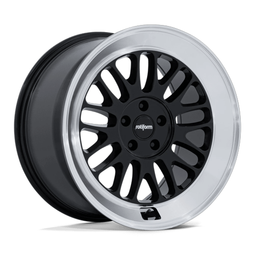 Rotiform RC214 SCP Gloss Black W/ Diamond Cut Lip 18x8.5 +22 5x114.3mm 72.6mm - Wheelwiz