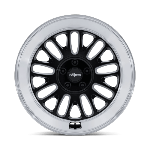Rotiform RC214 SCP Gloss Black W/ Diamond Cut Lip 18x8.5 +22 5x114.3mm 72.6mm - Wheelwiz