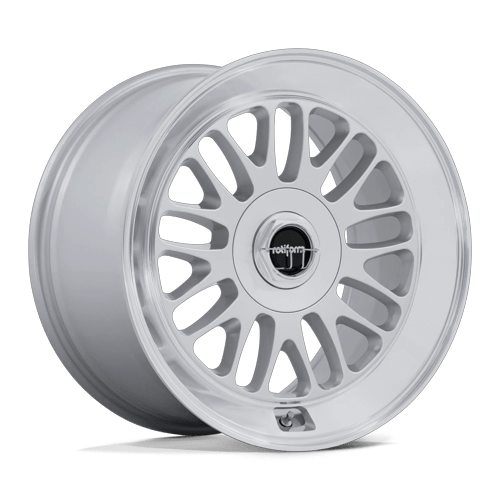 Rotiform RC214 SCP Gloss Silver W Diamond Cut Lip 18x8.5 +35 5x100mm 56.2mm - Wheelwiz
