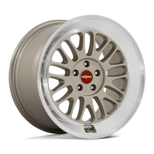 Rotiform RC214 SCP Matte Gold W/ Diamond Cut Lip 19x8.5 +25 5x112mm 66.6mm - Wheelwiz