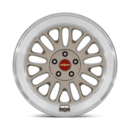 Rotiform RC214 SCP Matte Gold W/ Diamond Cut Lip 19x8.5 +25 5x112mm 66.6mm - Wheelwiz