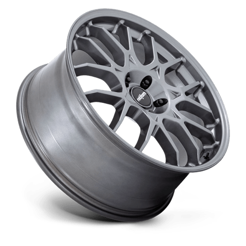 Rotiform R196 ZWS Gloss Anthracite 22x10 +30 5x112mm 66.6mm - Wheelwiz