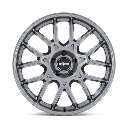 Rotiform R196 ZWS Gloss Anthracite 22x10 +30 5x112mm 66.6mm - Wheelwiz
