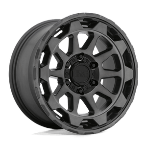 Black Rhino ROTOR Matte Gunmetal W/ Brushed Face 20x9 +12 5x150mm 110.1mm - Wheelwiz