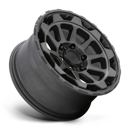 Black Rhino ROTOR Matte Gunmetal W/ Brushed Face 20x9 -18 5x127mm 71.5mm - Wheelwiz