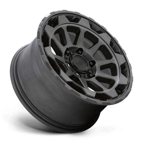 Black Rhino ROTOR Matte Gunmetal With Brushed Tinted Face 17x8.5 -18 5x127mm 71.5mm - WheelWiz