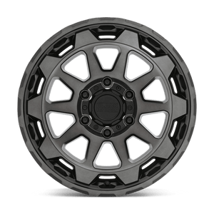Black Rhino ROTOR Matte Gunmetal W/ Brushed Face 20x9 -18 5x127mm 71.5mm - Wheelwiz