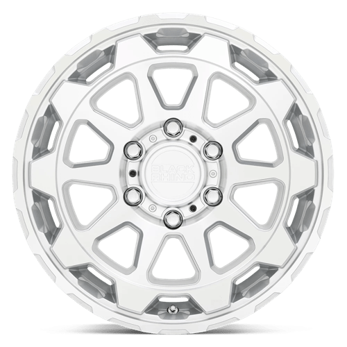 Black Rhino ROTOR Gloss Silver W/mirror Cut Face 18x9 +12 6x135mm 87.1mm - Wheelwiz