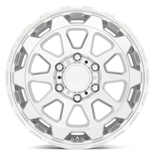 Black Rhino ROTOR Gloss Silver W/mirror Cut Face 20x9 +2 5x127mm 71.5mm - Wheelwiz