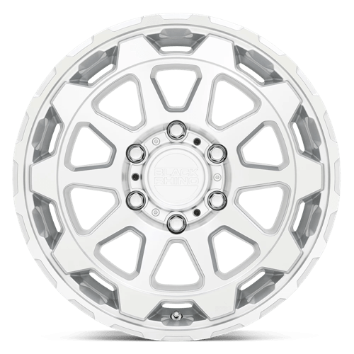 Black Rhino ROTOR Gloss Silver With Mirror Cut Face 18x9 +12 5x150mm 110.1mm - WheelWiz