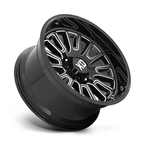 XD Series XD864 ROVER Gloss Black Milled 22x12 -44 8x170mm 125.1mm - Wheelwiz