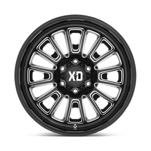 XD Series XD864 ROVER Gloss Black Milled 22x10 -18 8x165.1mm 125.1mm - Wheelwiz