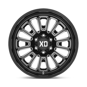 XD Series XD864 ROVER Gloss Black Milled 20x9 +18 8x165.1mm 125.1mm - Wheelwiz